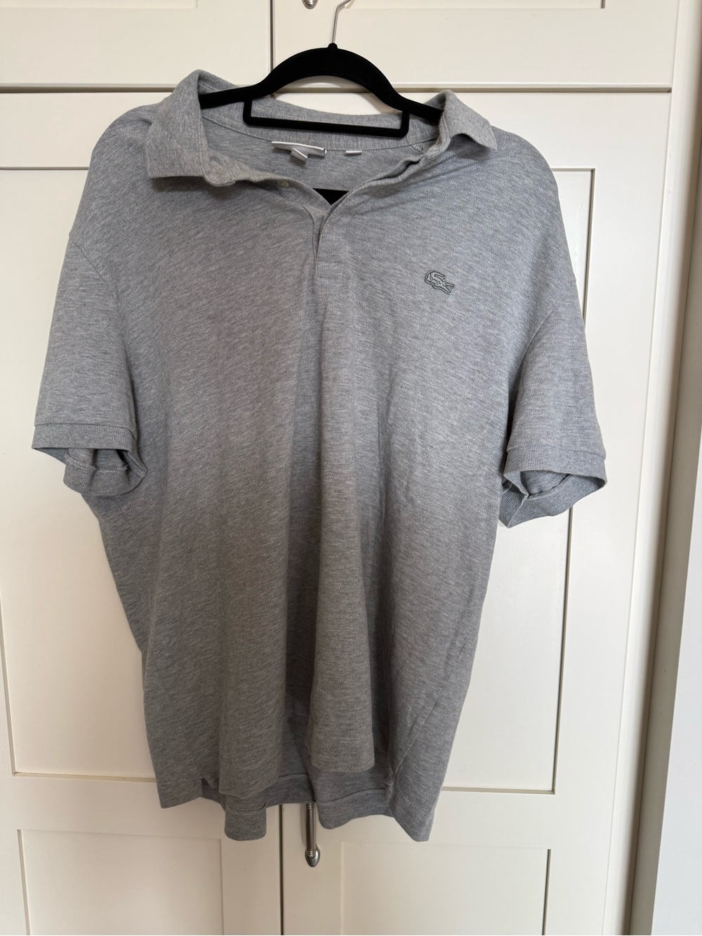 Lacoste Light Grey Short-Sleeve Polo